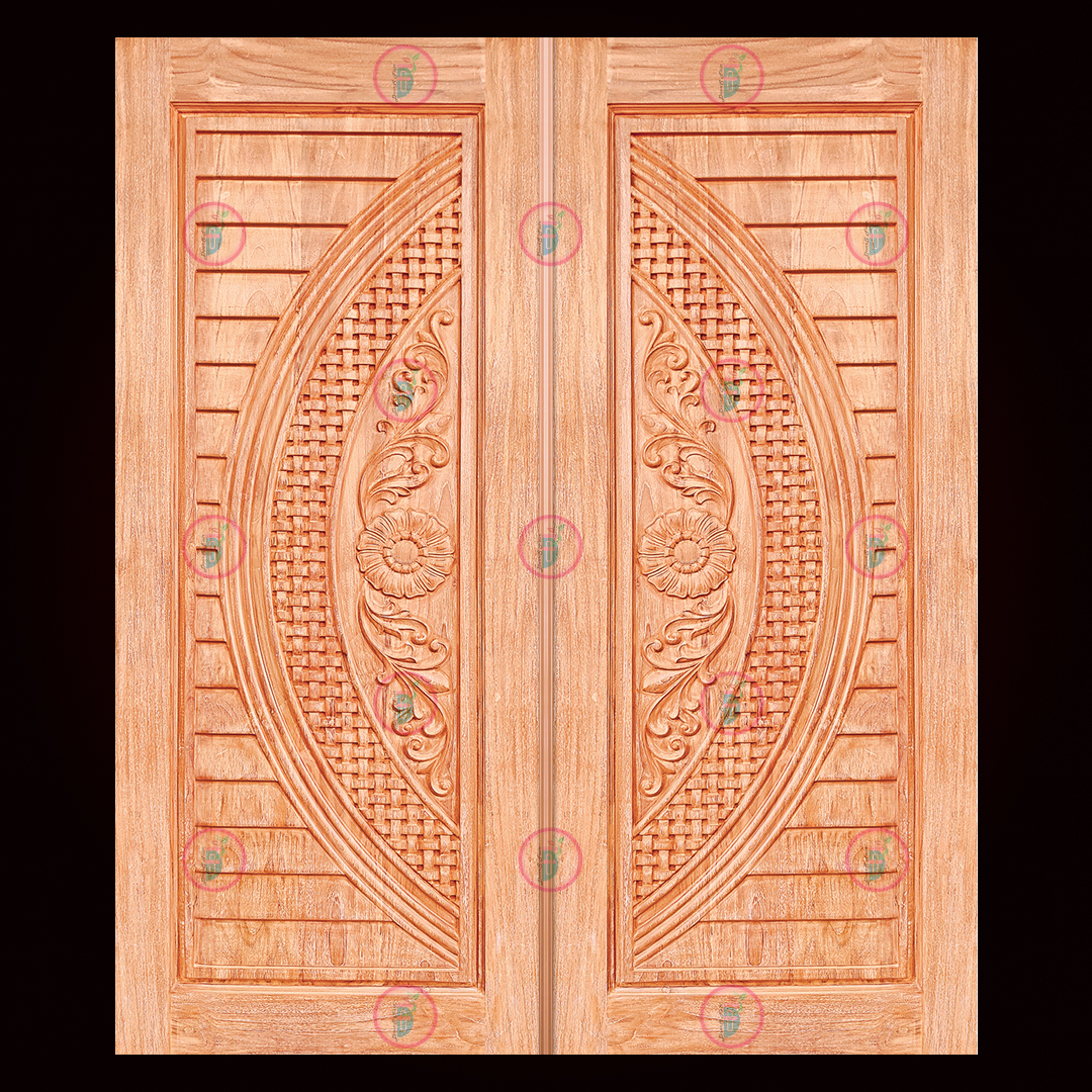 Premium Solid Wooden Double Door.